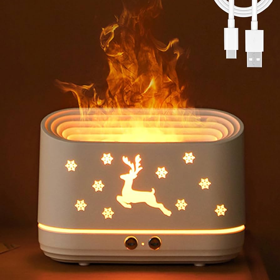 Flame Design Humidifier  ||  Mist Humidifier Night Light