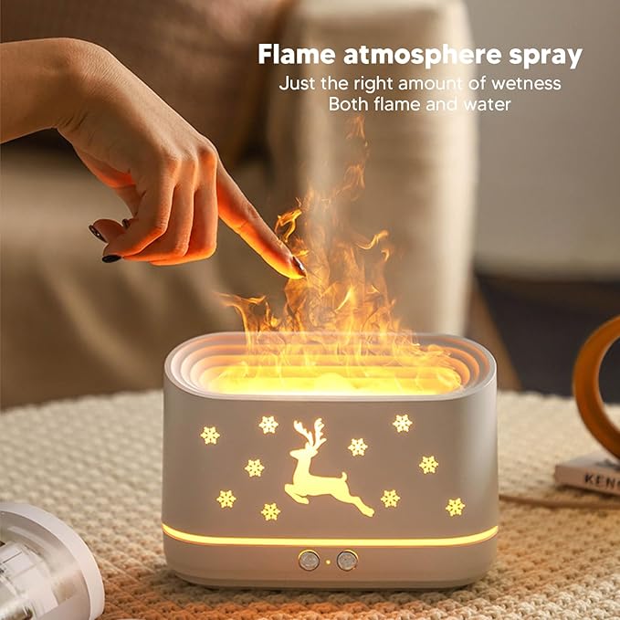 Flame Design Humidifier  ||  Mist Humidifier Night Light