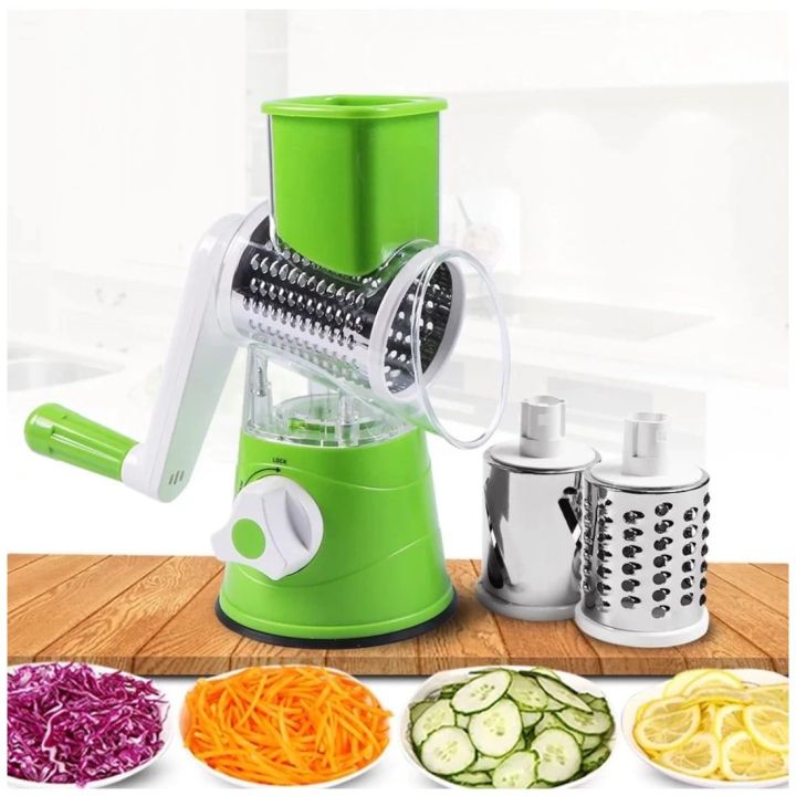 Multifunctional Round Vegetable Cutter Slicer   ||  Stainless Steel Manual Vegetable Cutter