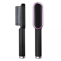 Thumbnail for 2-in-1 Hair Styling Brush, Straightener and Curler Comb  ||  Hair Straightener Brush