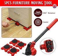 Thumbnail for (5 In 1) Heavy Furniture Move Tool |Transport Lifter Shifter Moving