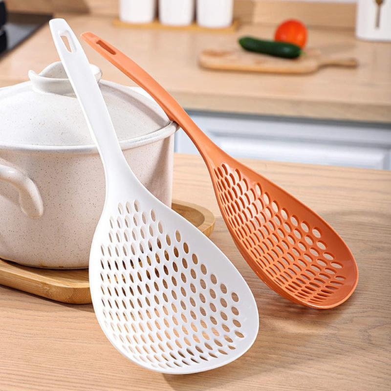 Scoop Colander Strainer Spoon || Durable Slotted Strainer