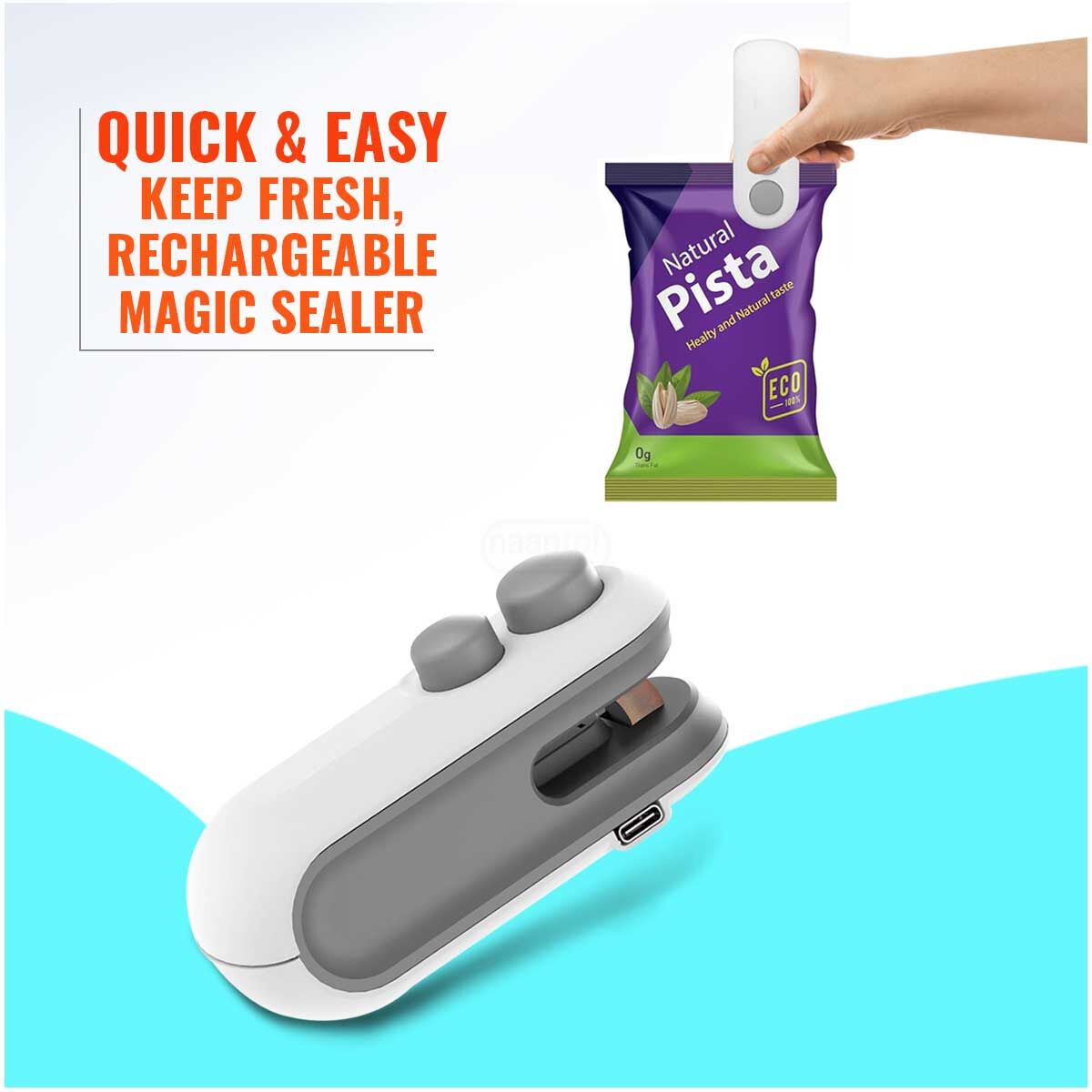 Mini Sealing Machine For Snack Storage  ||  Plastic Food Heat Sealing Machine