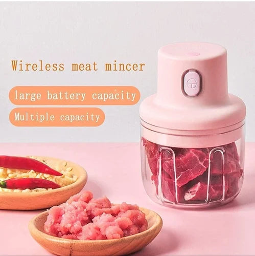 Wireless Mini Electric Food Chopper || Electric Food Grinder