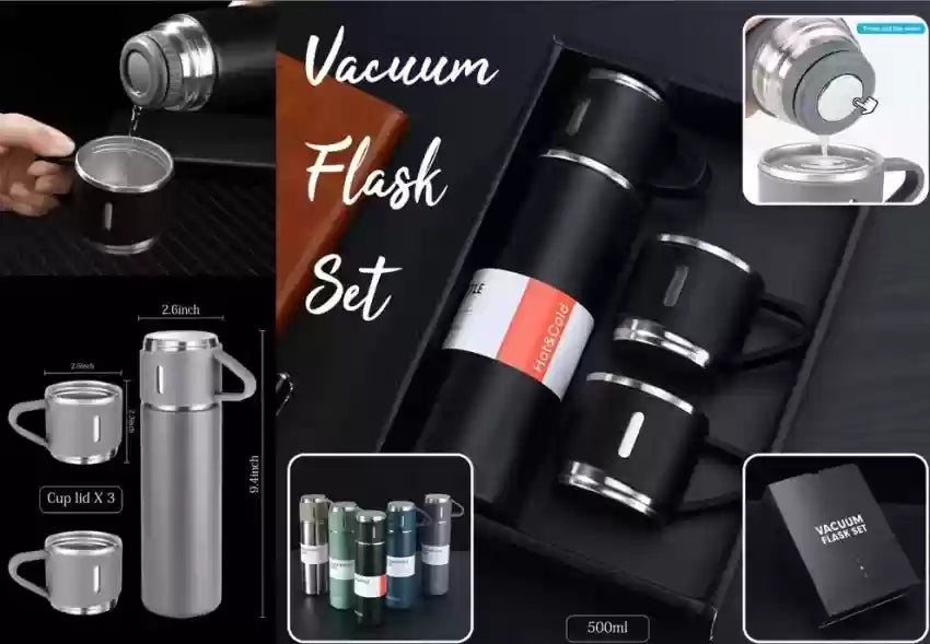 Stainless Steel Vacuum Flask  ||  Gorgeous Stainless Steel Vaccum Bottle - Carrefour