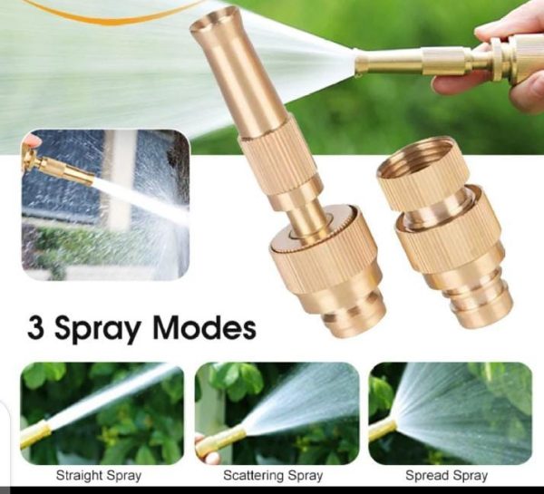 Pack of 2 Multi-Functional High-Pressure Metal Water Spray Nozzles