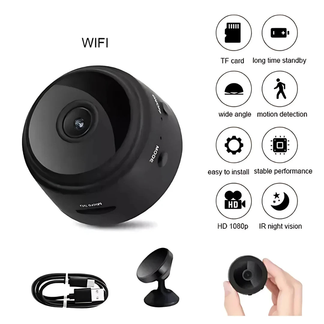 Mini Portable Wireless A9 Security Camera 1080P HD