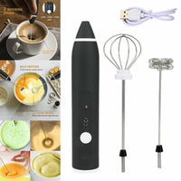 Thumbnail for Rechargeable Electric Coffee Mixer Egg Beater  ||  Handheld Electric Milk Frother