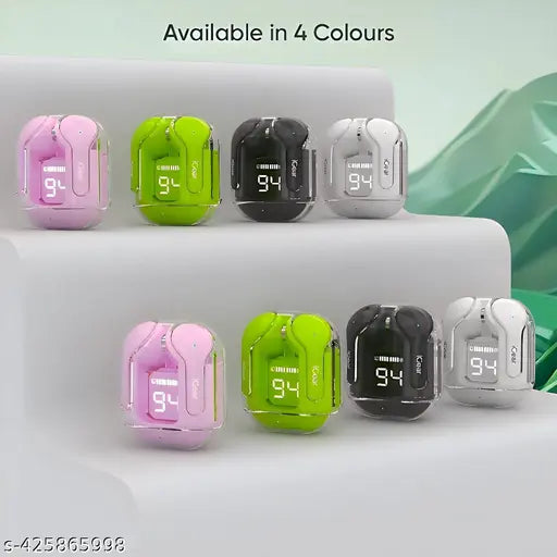 Air31 Wireless Earbuds Transparent With Deep Bass & Battery Display  ||  Air31 Earbuds Wireless Transparent Bluetooth 5.3 Air 3